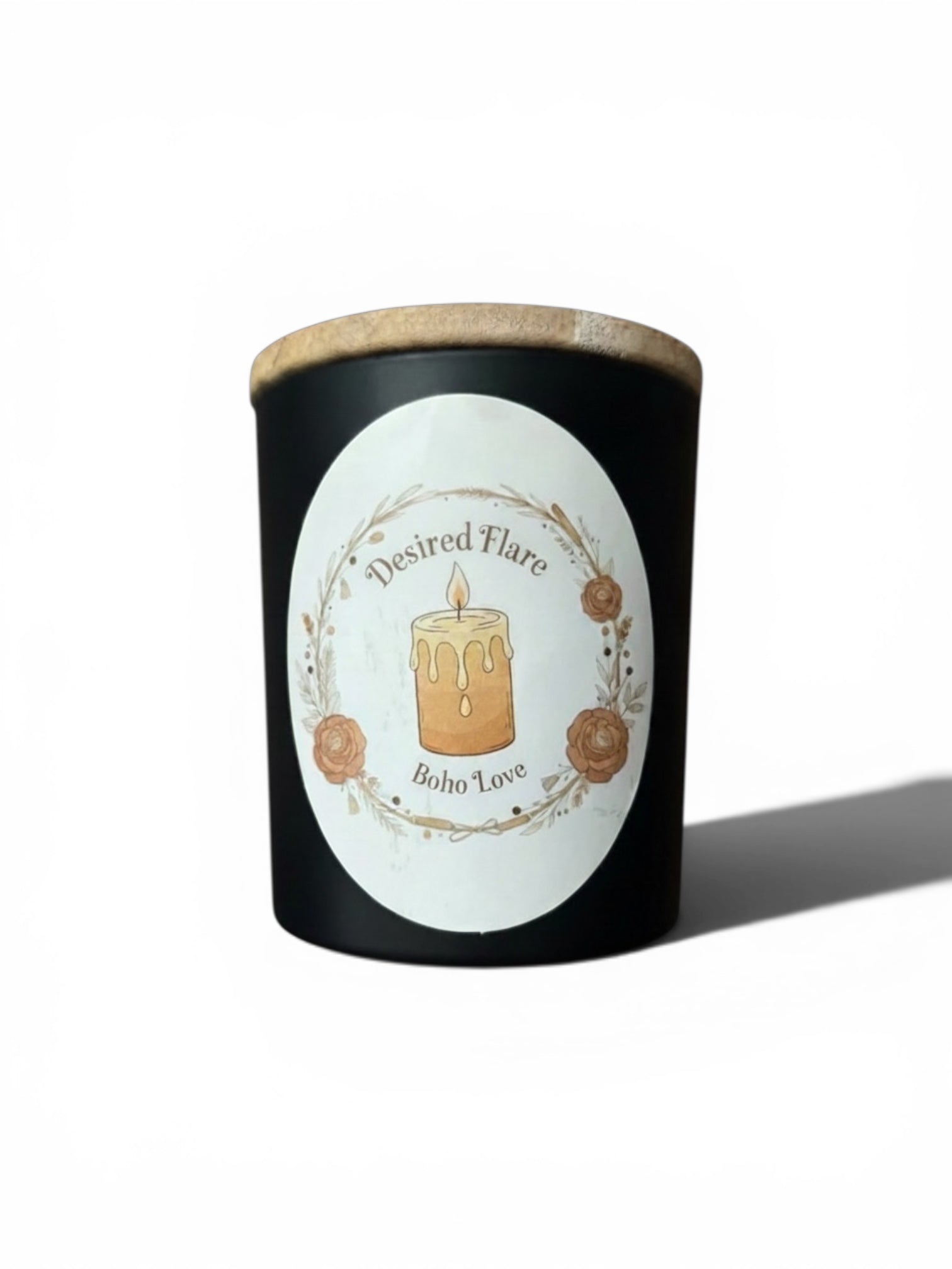 Boho love Matte Black candle 9oz – Desired Flare